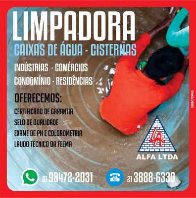 "Alfa Limpeza de Caixa de Água"